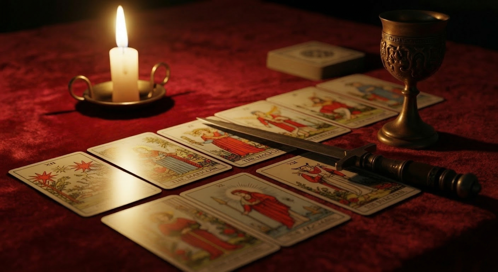 Mesa de leitura de Tarot Estratégico da VLM
